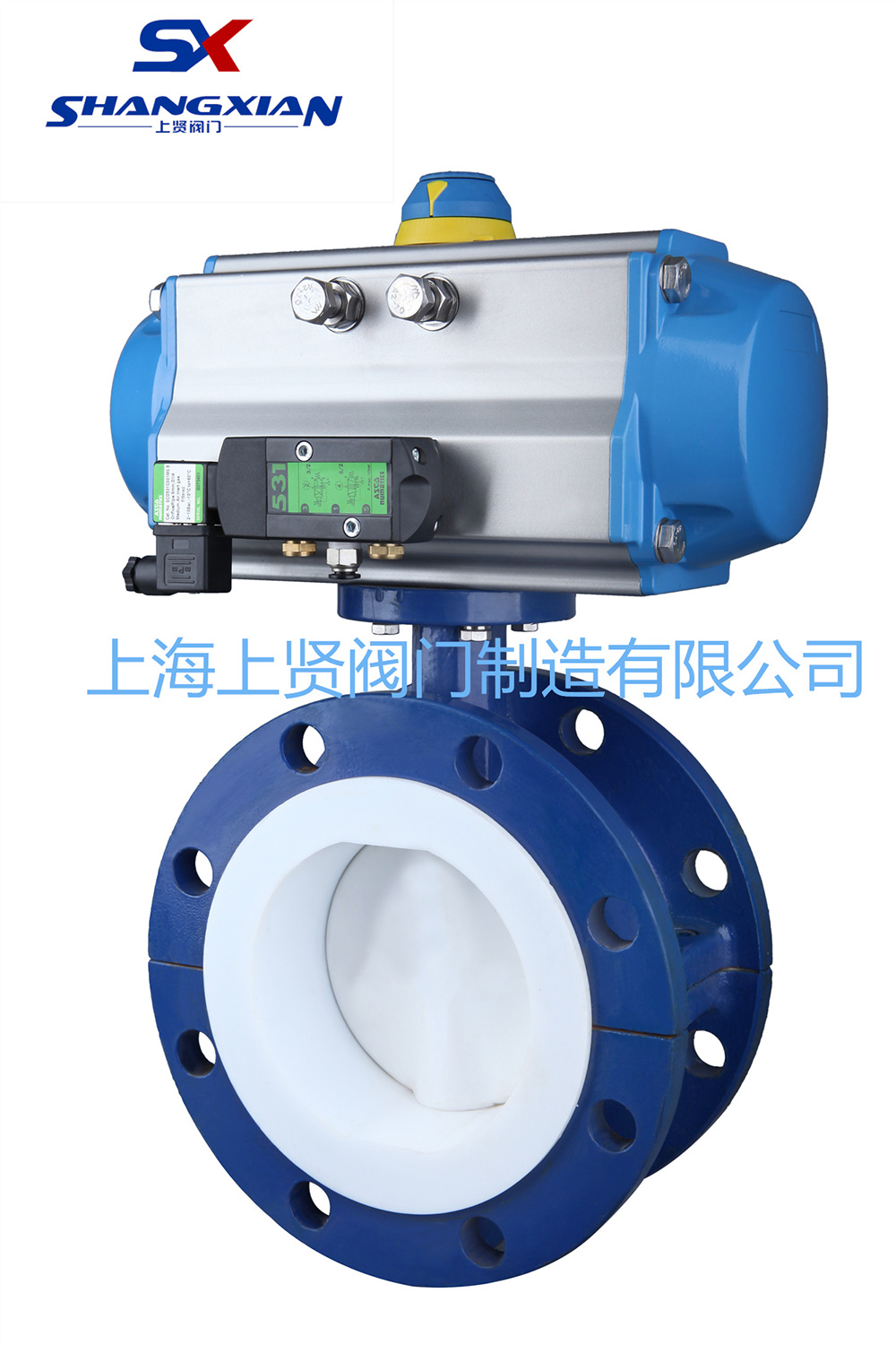 D641F46氣動(dòng)襯氟蝶閥