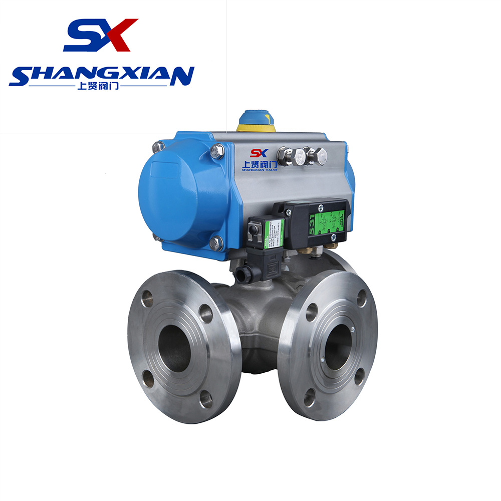 Q644/45氣動(dòng)三通球閥