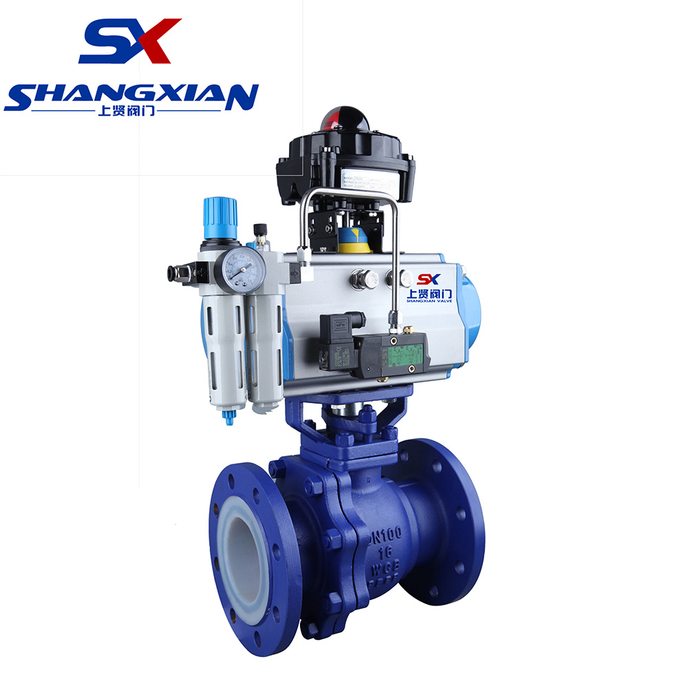 Q641F46氣動(dòng)襯氟球閥